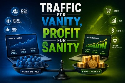 Traffic For Vanity, Profit For Sanity Traffic For Vanity, Profit For Sanity